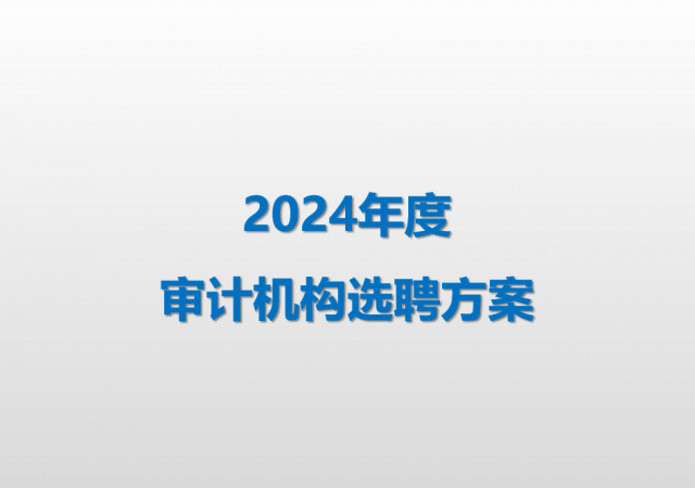 邦彦技术2024年度审计机构选聘方案